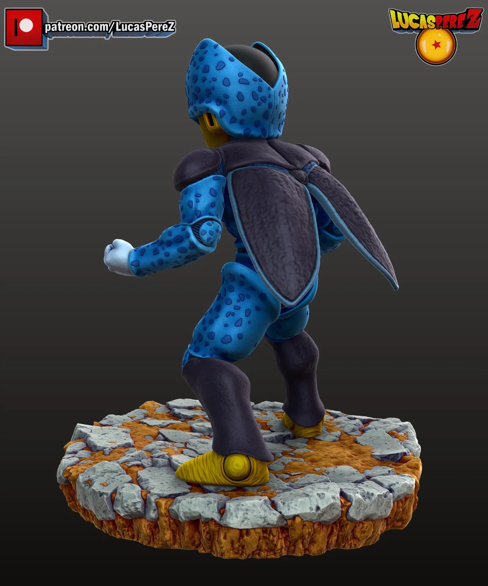 STL - Figura Cell Jr. render 5