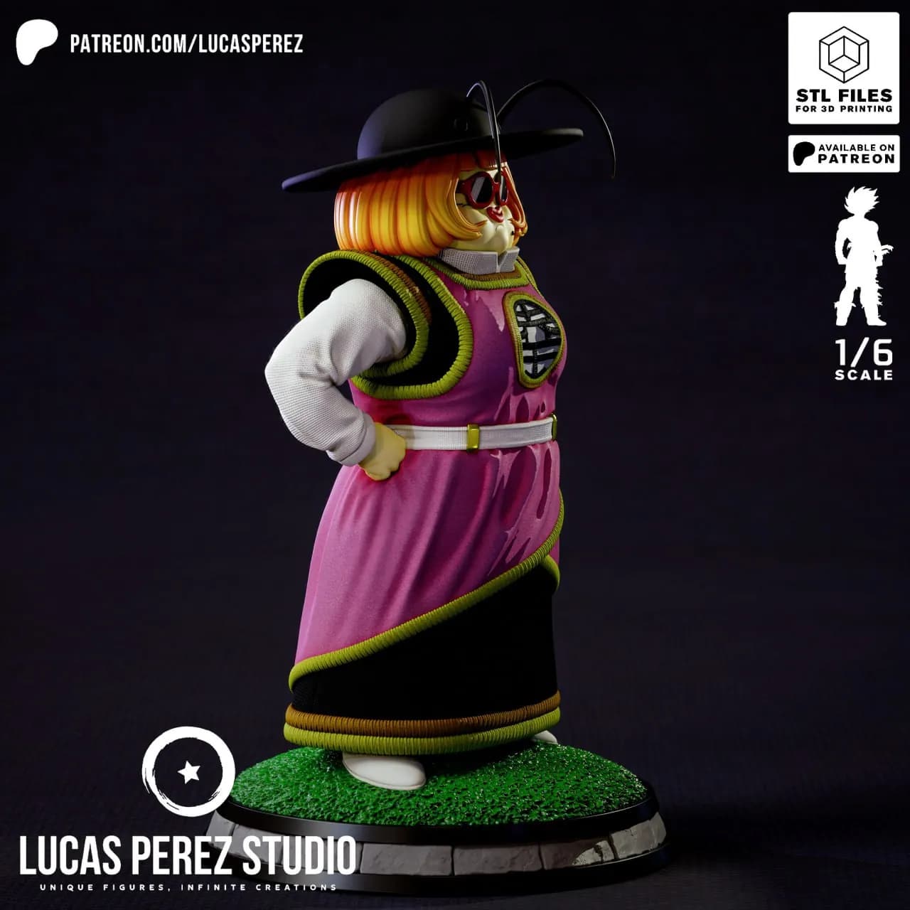 STL - Figura Célula Kaioshin render 3