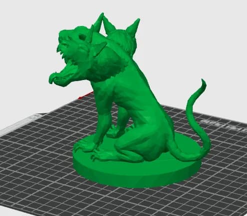 STL - Figura Cerbero render 4