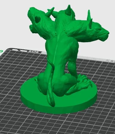 STL - Figura Cerbero render 5