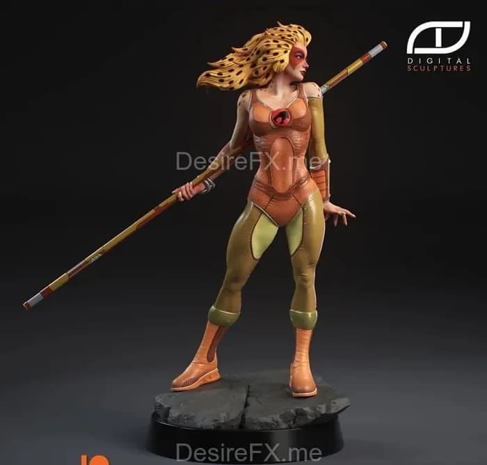 STL - Figura Cheetara de Thundercats