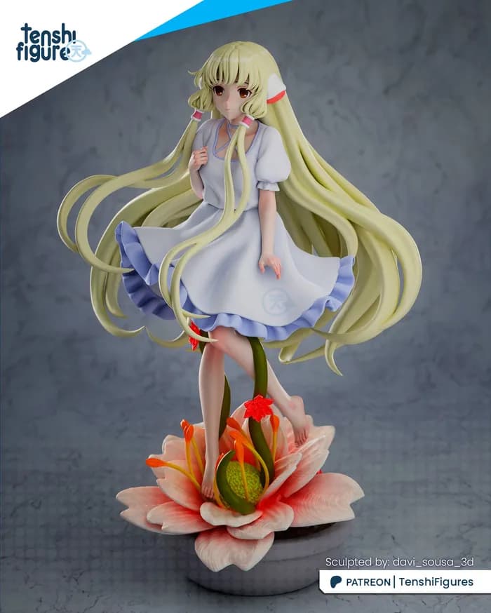 STL - Figura Chi de Chobits render 4