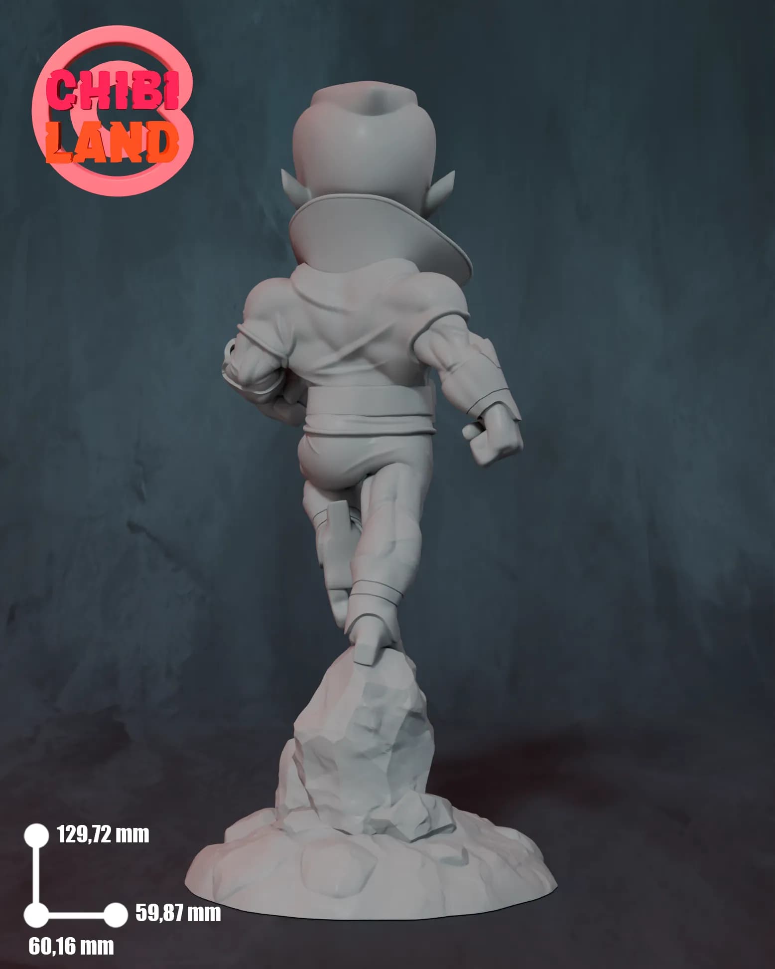 STL - Figura Chibi Alien Invencible render 2