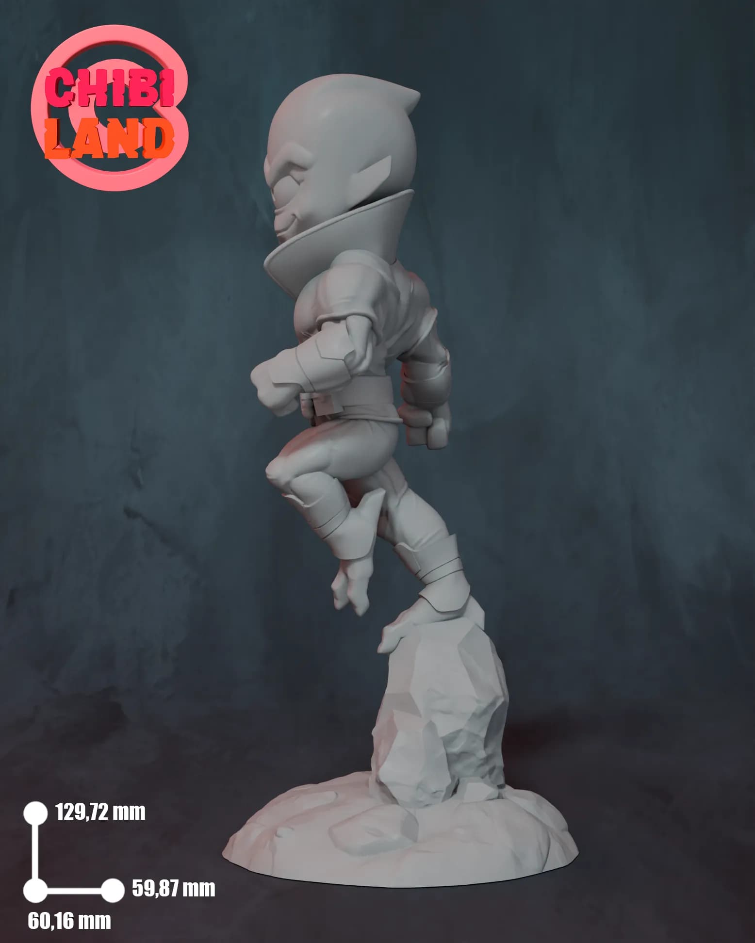 STL - Figura Chibi Alien Invencible render 4