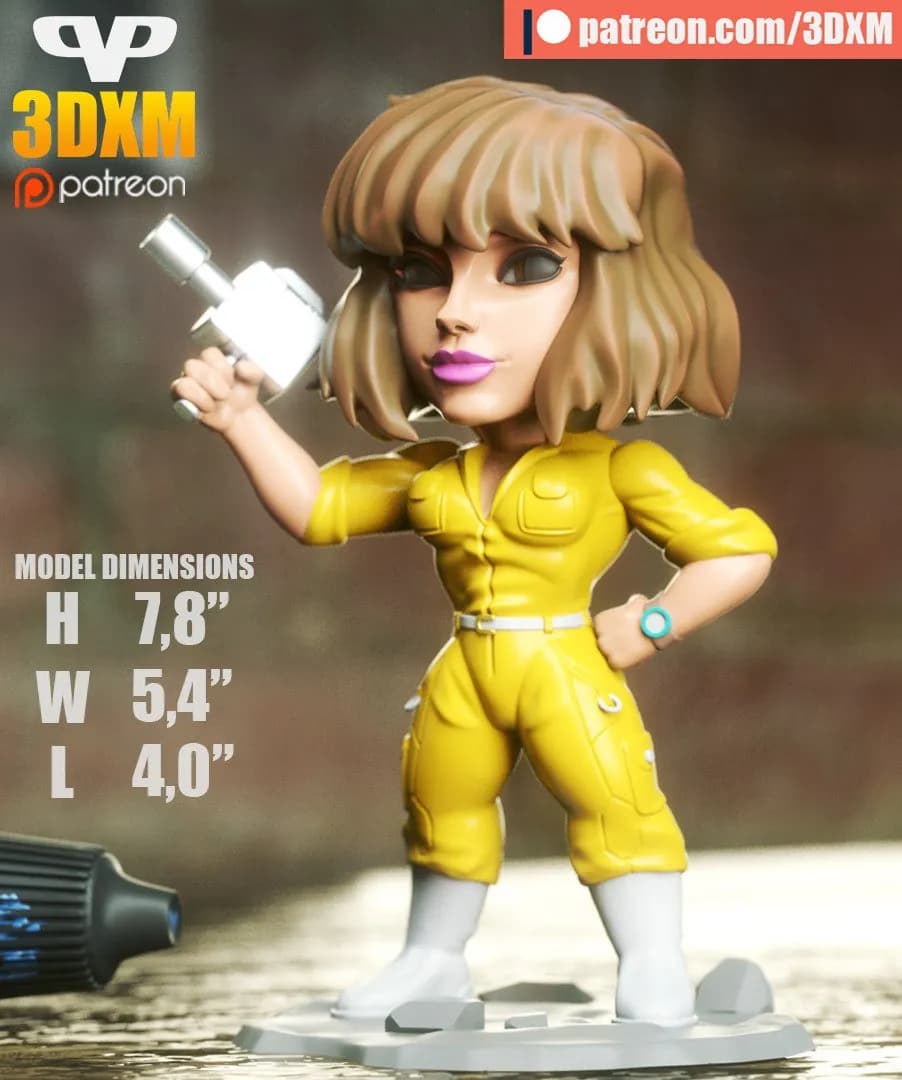 STL - Figura chibi de April O'Neil