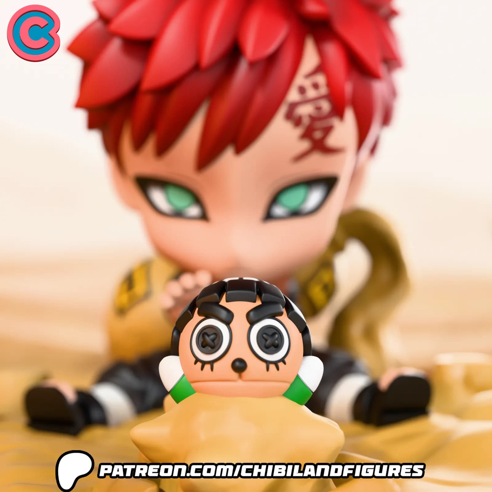 STL - Figura Chibi de Gaara