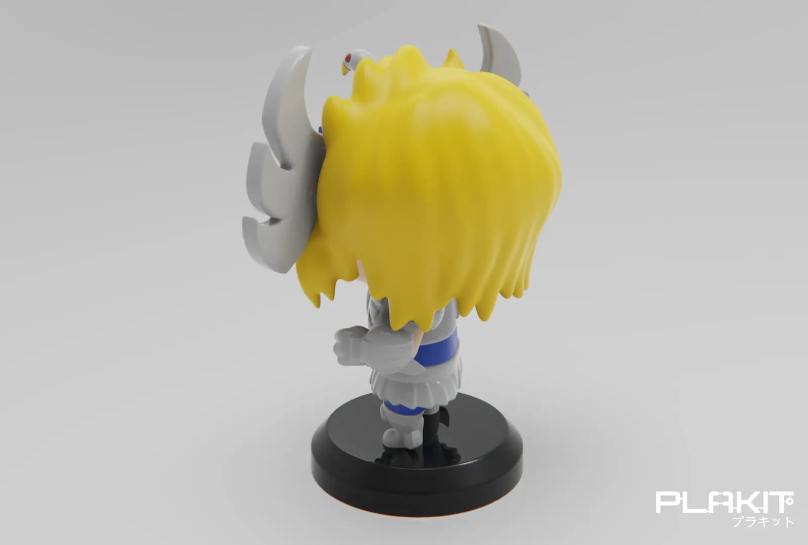 STL - Figura chibi de Hyoga de Cisne render 2
