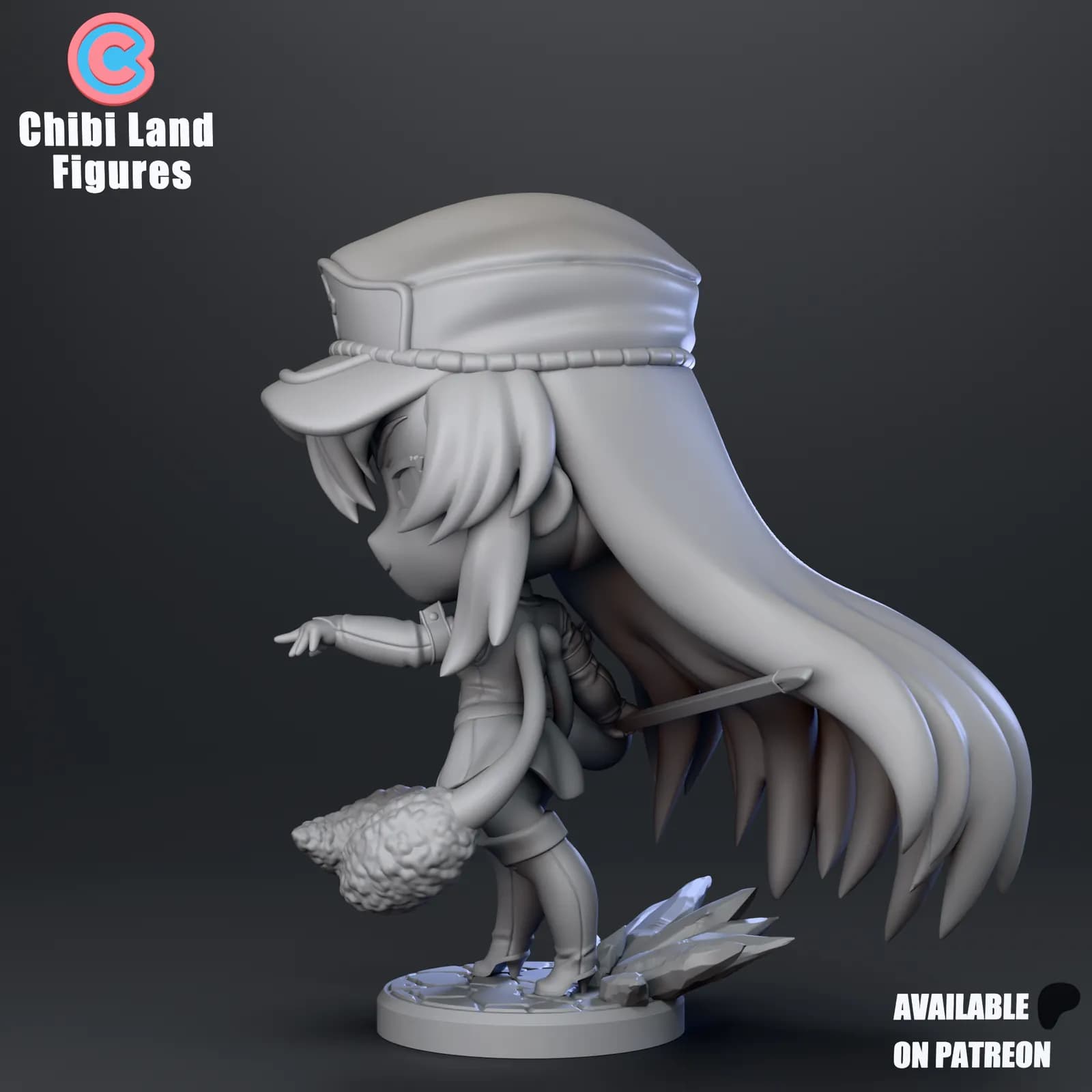 STL - Figura Chibi Esdeath render 3