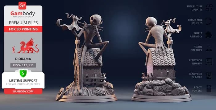 STL - Figura Chibi Joker render 2