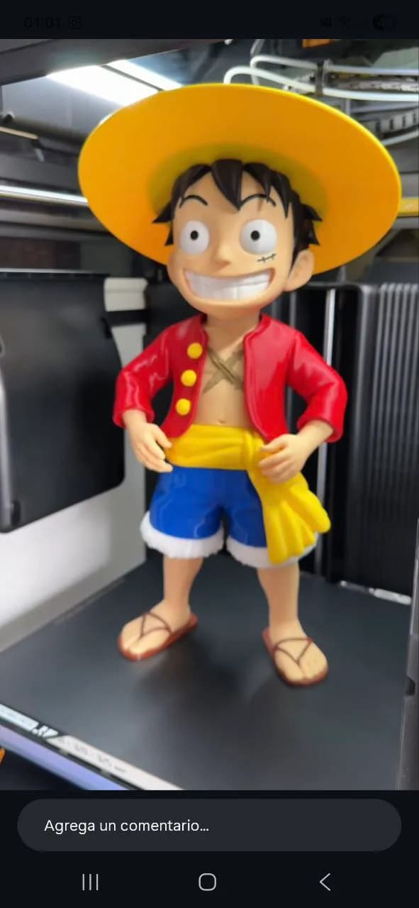 STL - Figura Chibi Luffy