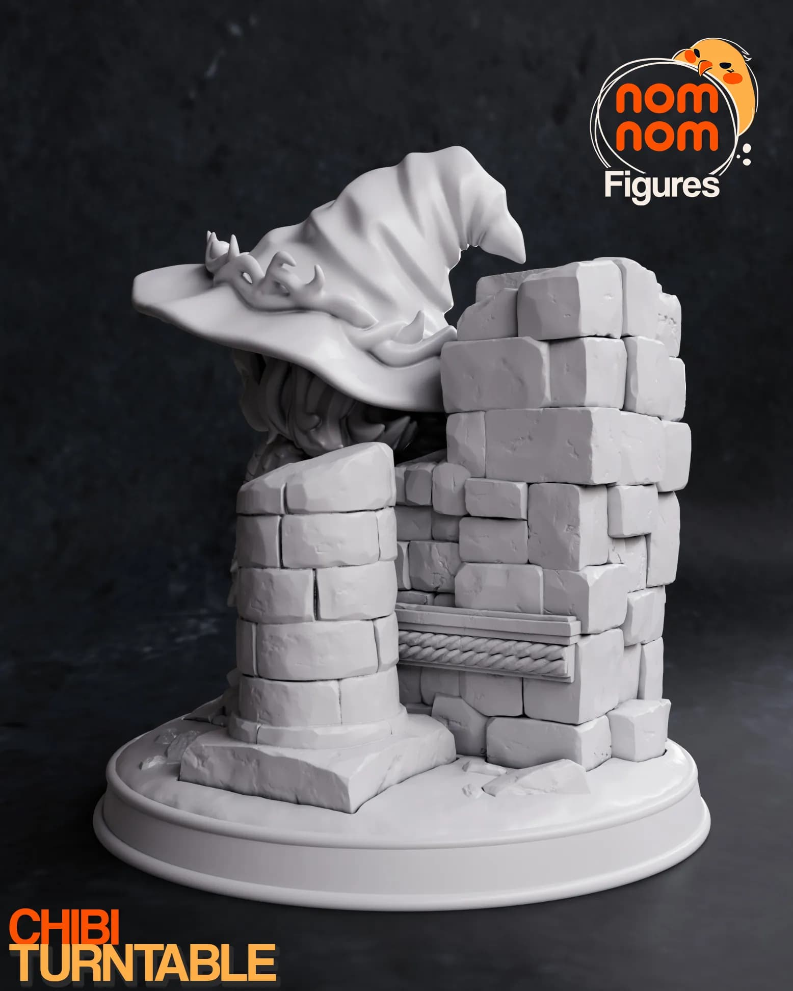 STL - Figura Chibi Ranni Elden Ring render 4