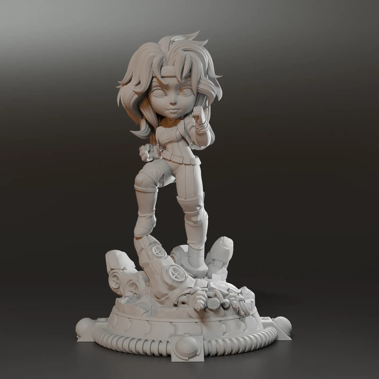 STL - Figura chibi Rogue de X Men