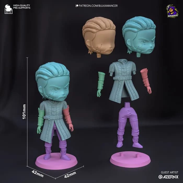 STL - Figura chibi Wyll