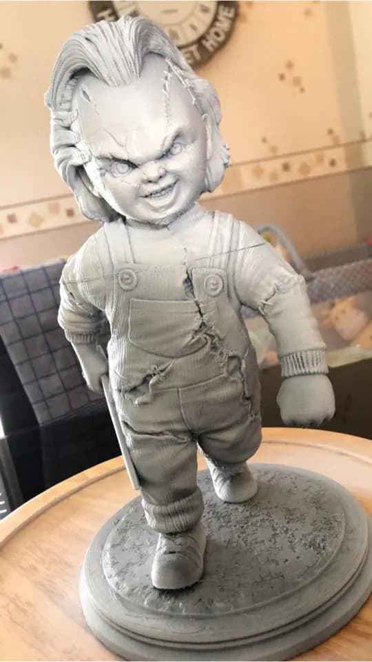 STL - Figura Chucky Estilo Anime render 2