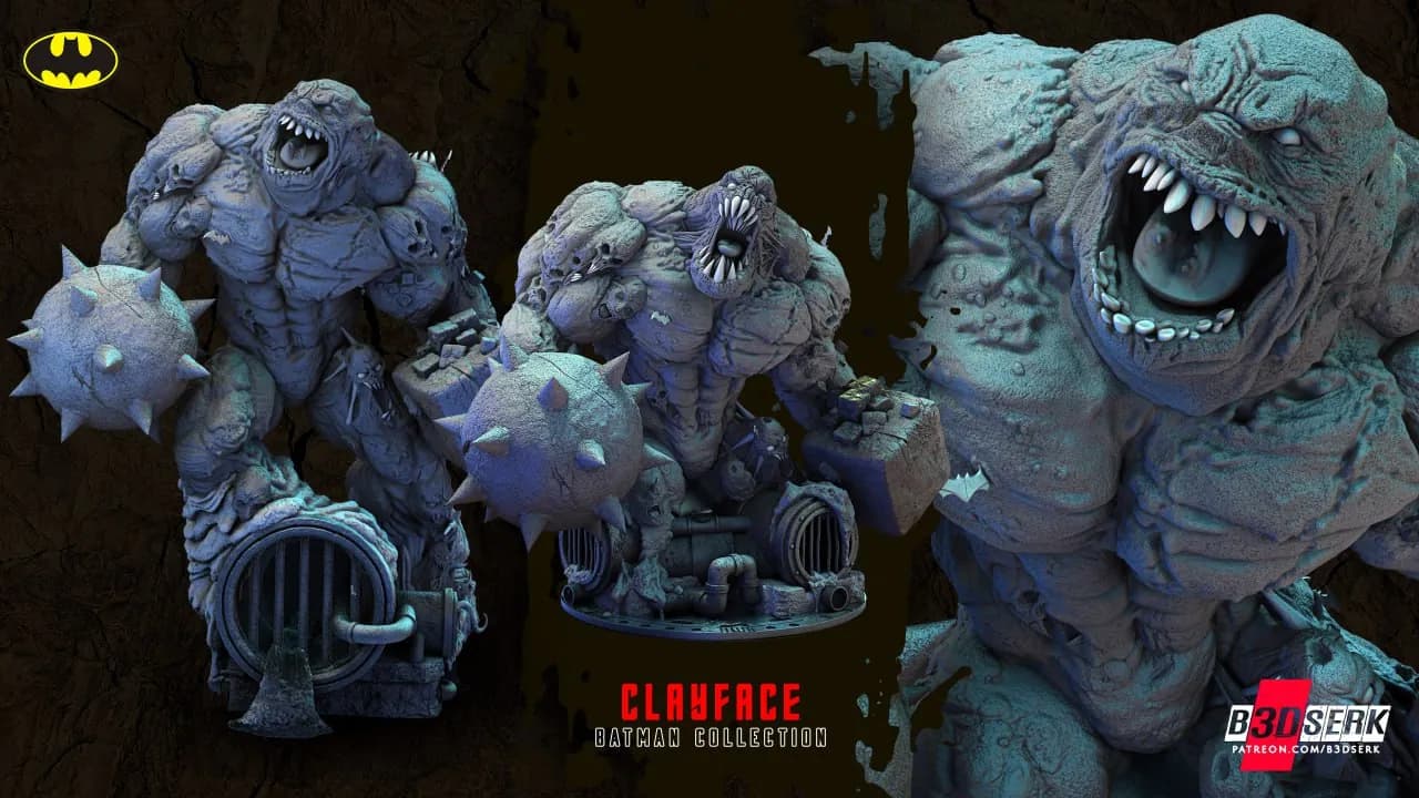 STL - Figura Clayface Colección Batman