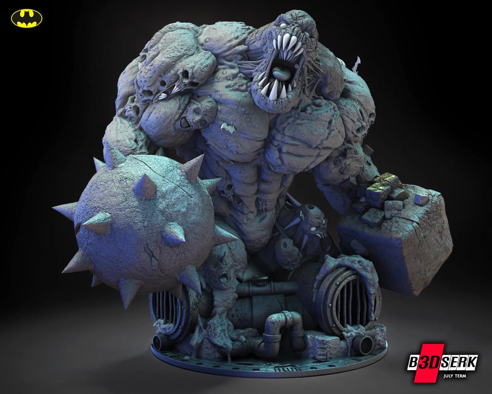 STL - Figura Clayface Colección Batman render 3
