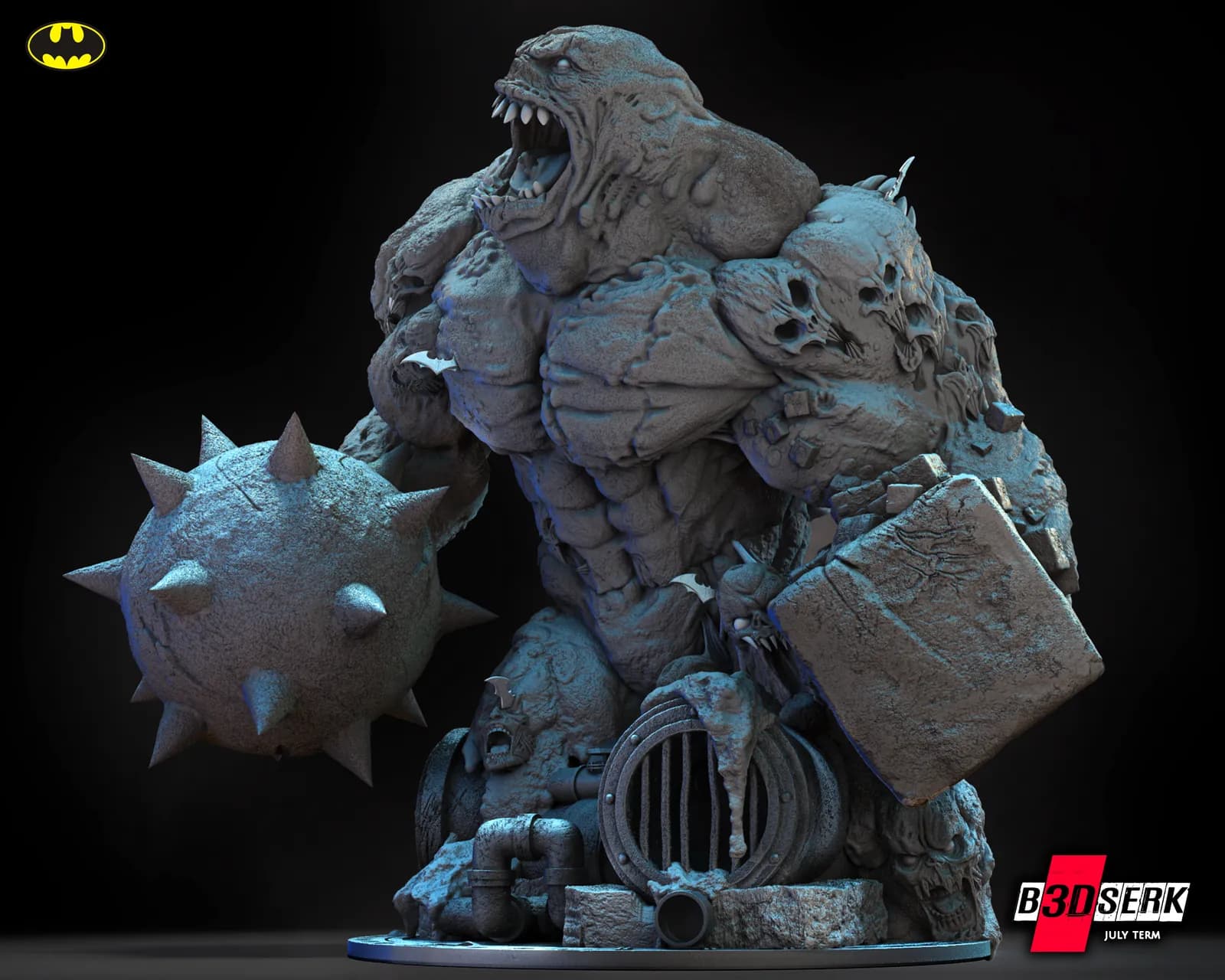 STL - Figura Clayface Colección Batman render 4