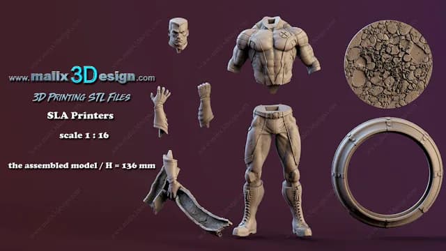 STL - Figura Colossus X Men 2