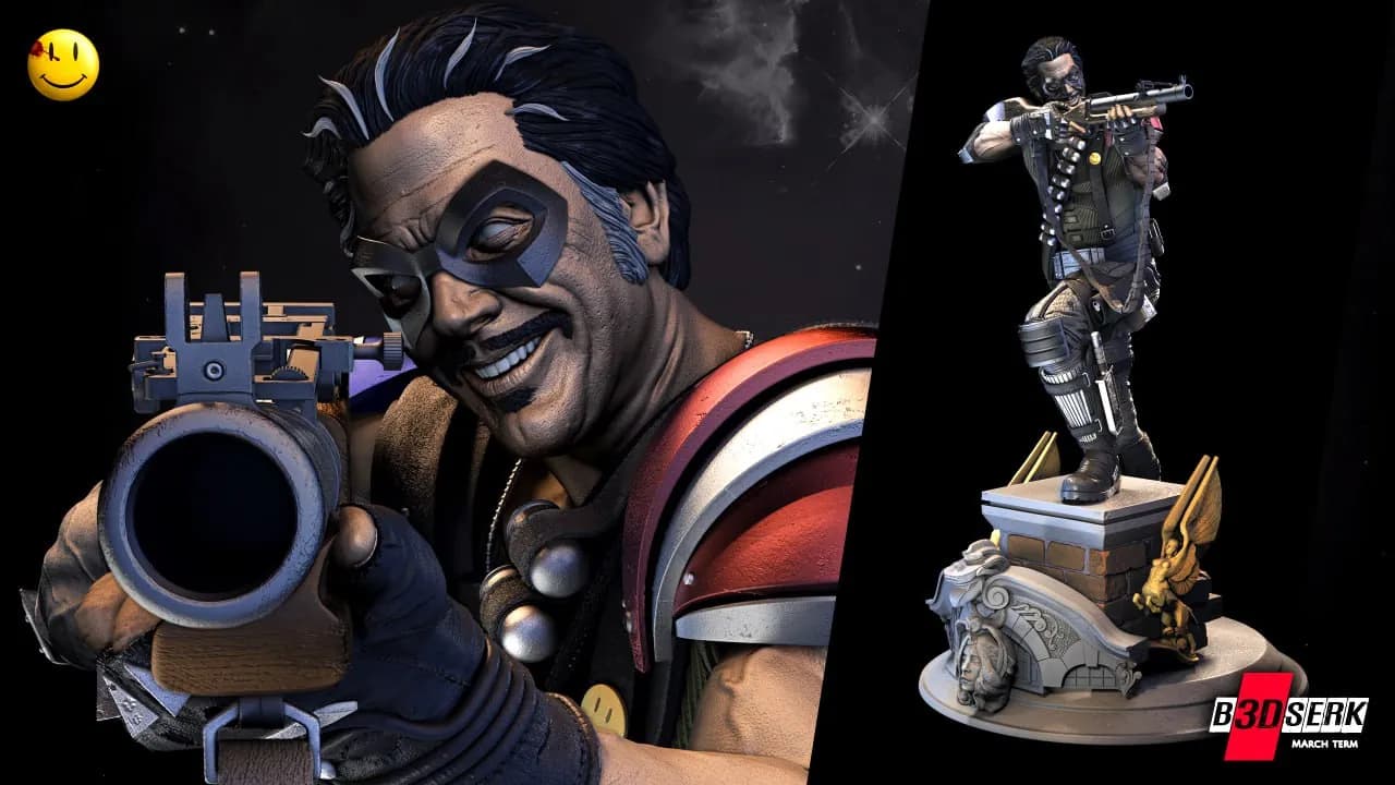STL - figura comedian personaje comic
