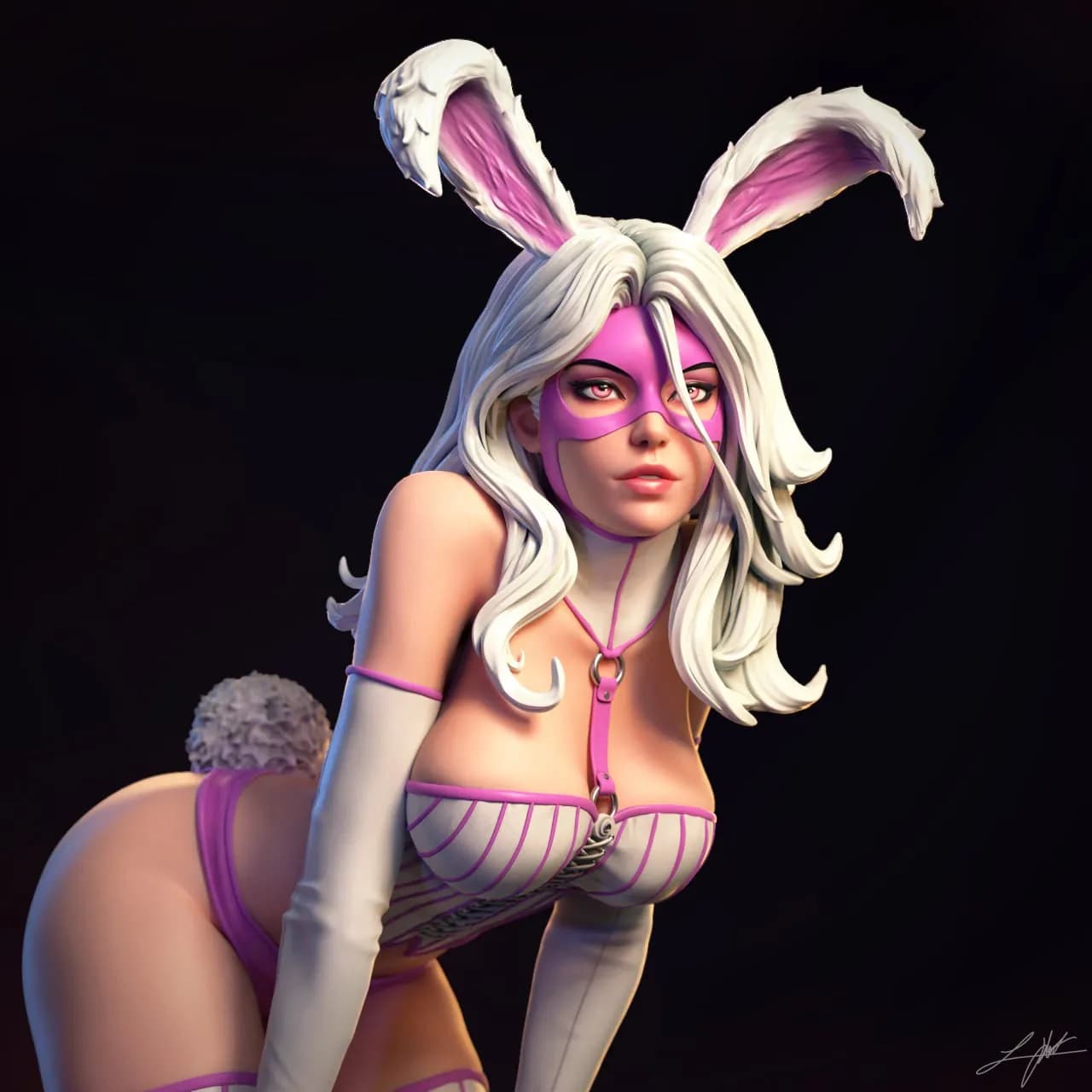 STL - Figura conejita cosplay