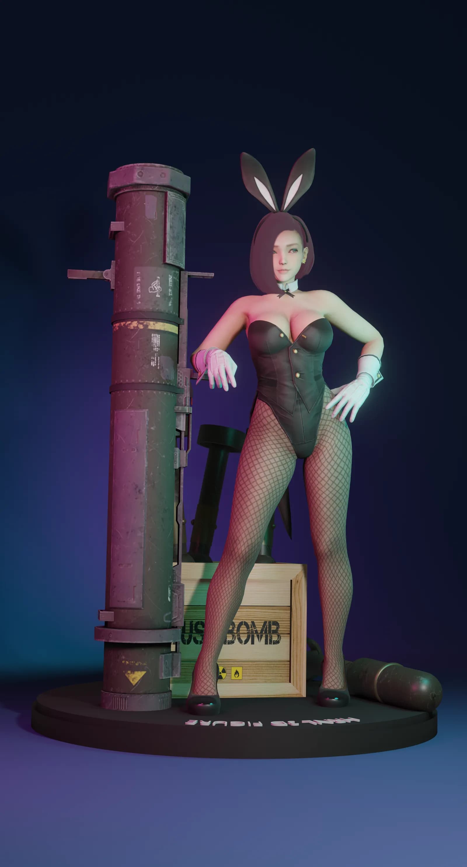 STL - Figura Conejo Anime