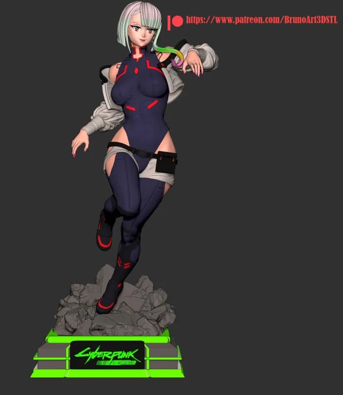STL - Figura Cyberpunk Femenina