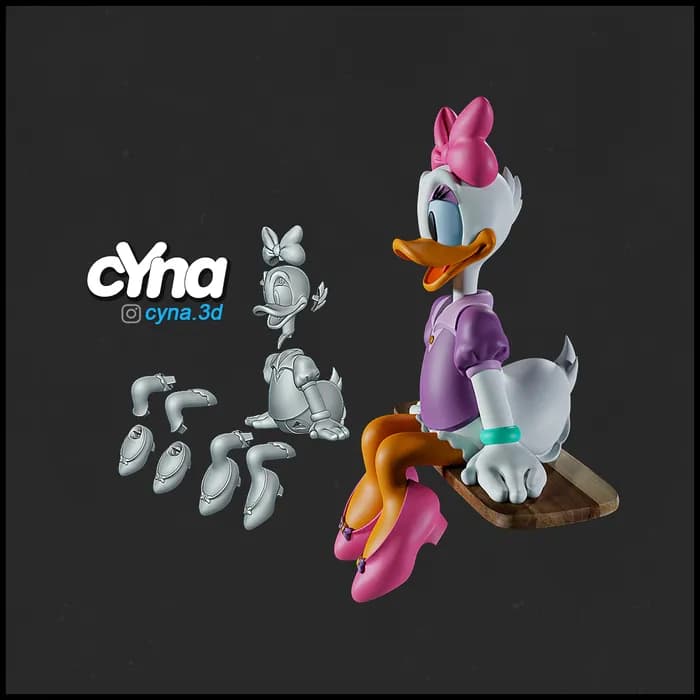 STL - Figura Daisy Duck