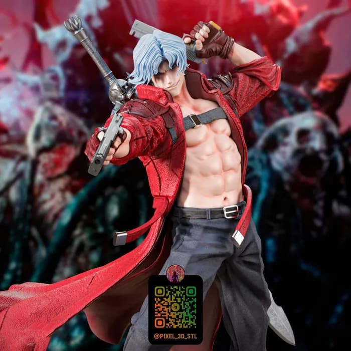 STL - Figura Dante Devil May Cry