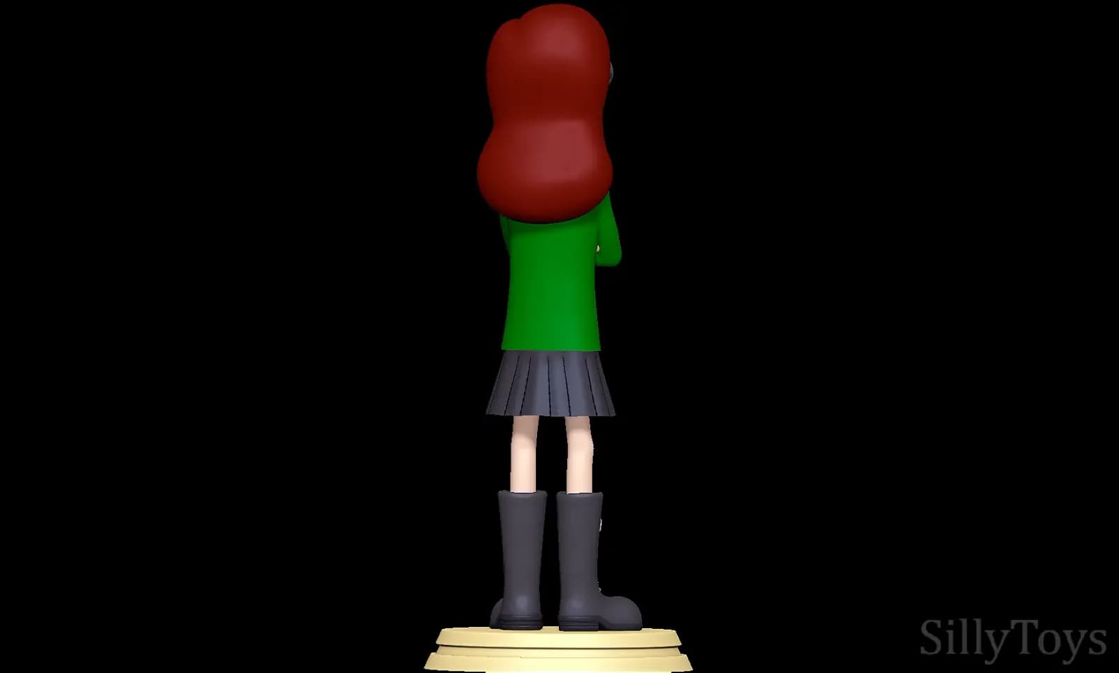 STL - Figura Daria Morgendorffer render 5