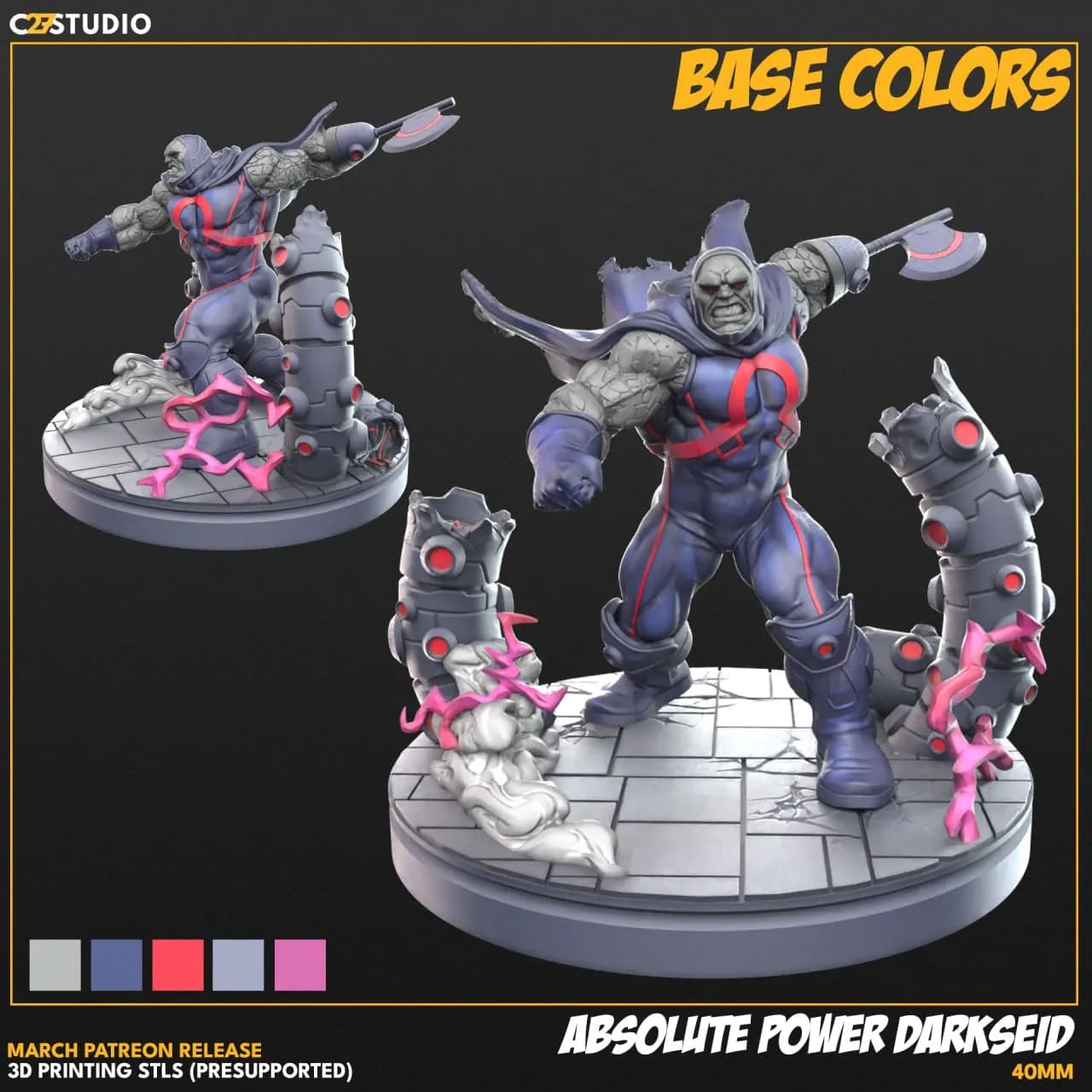 STL - Figura Darkseid Absolute Power