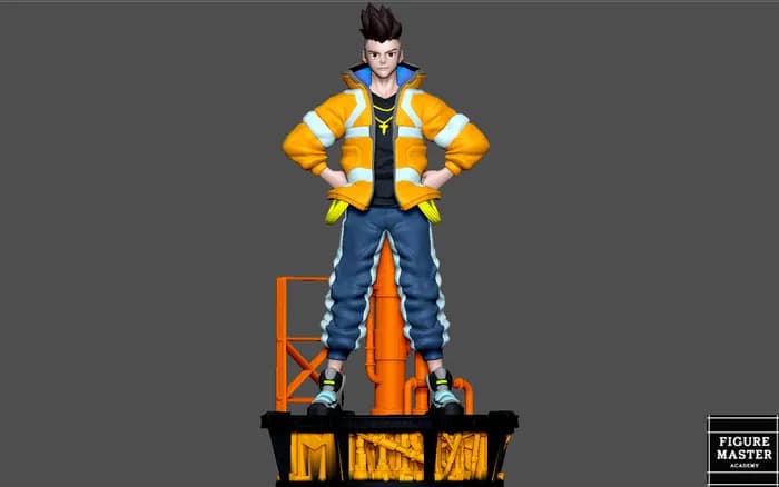 STL - Figura David de Cyberpunk 2077