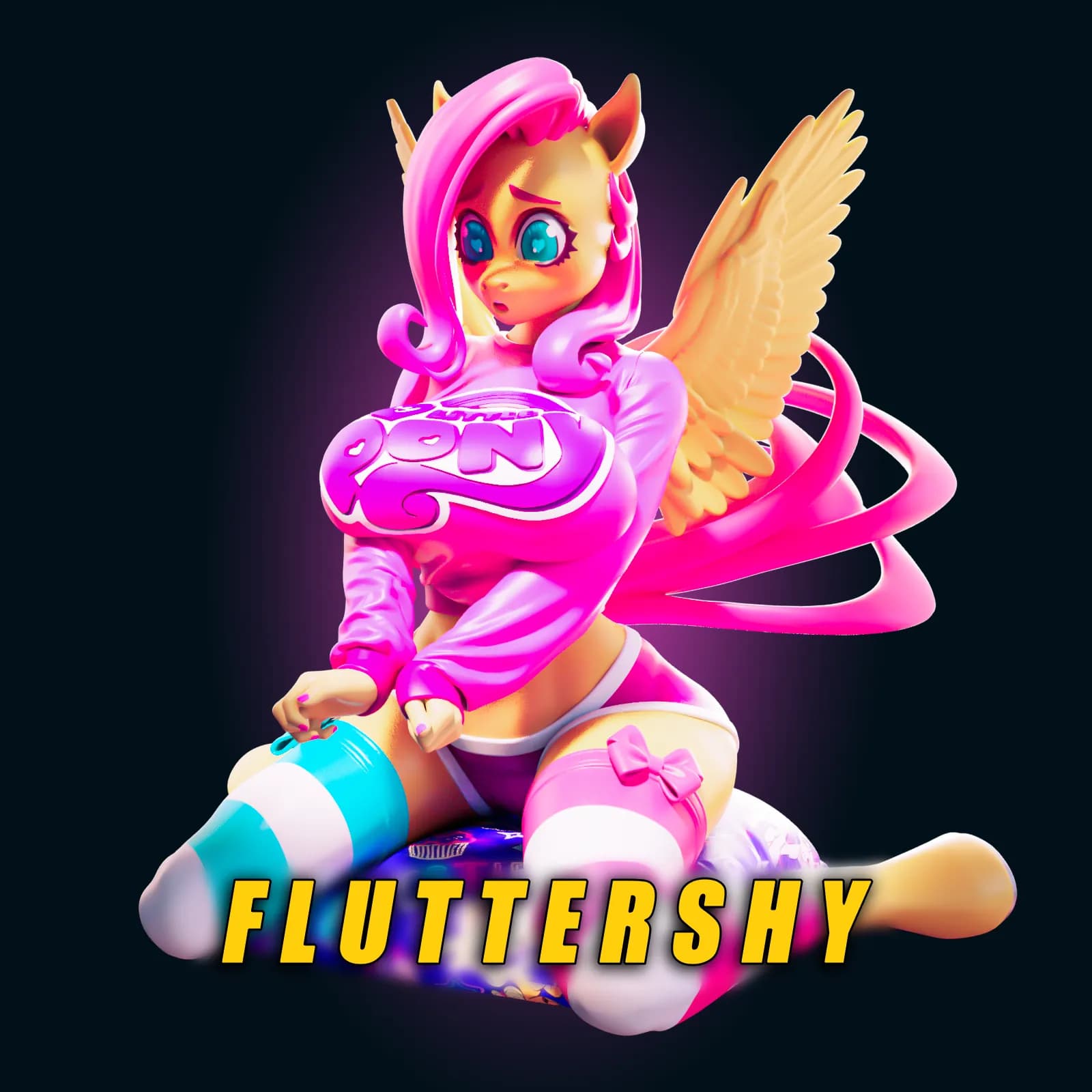 STL - Figura de abeja waifu