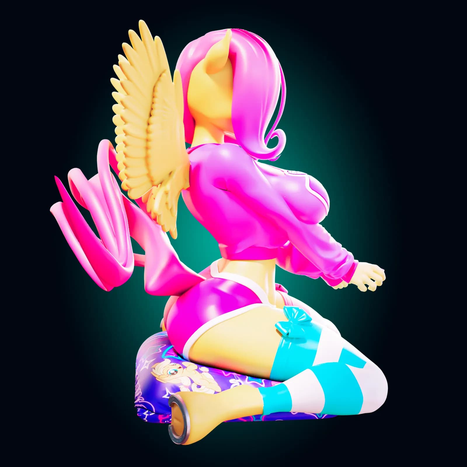 STL - Figura de abeja waifu