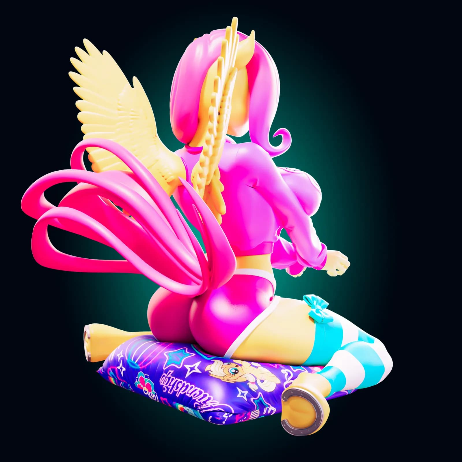 STL - Figura de abeja waifu