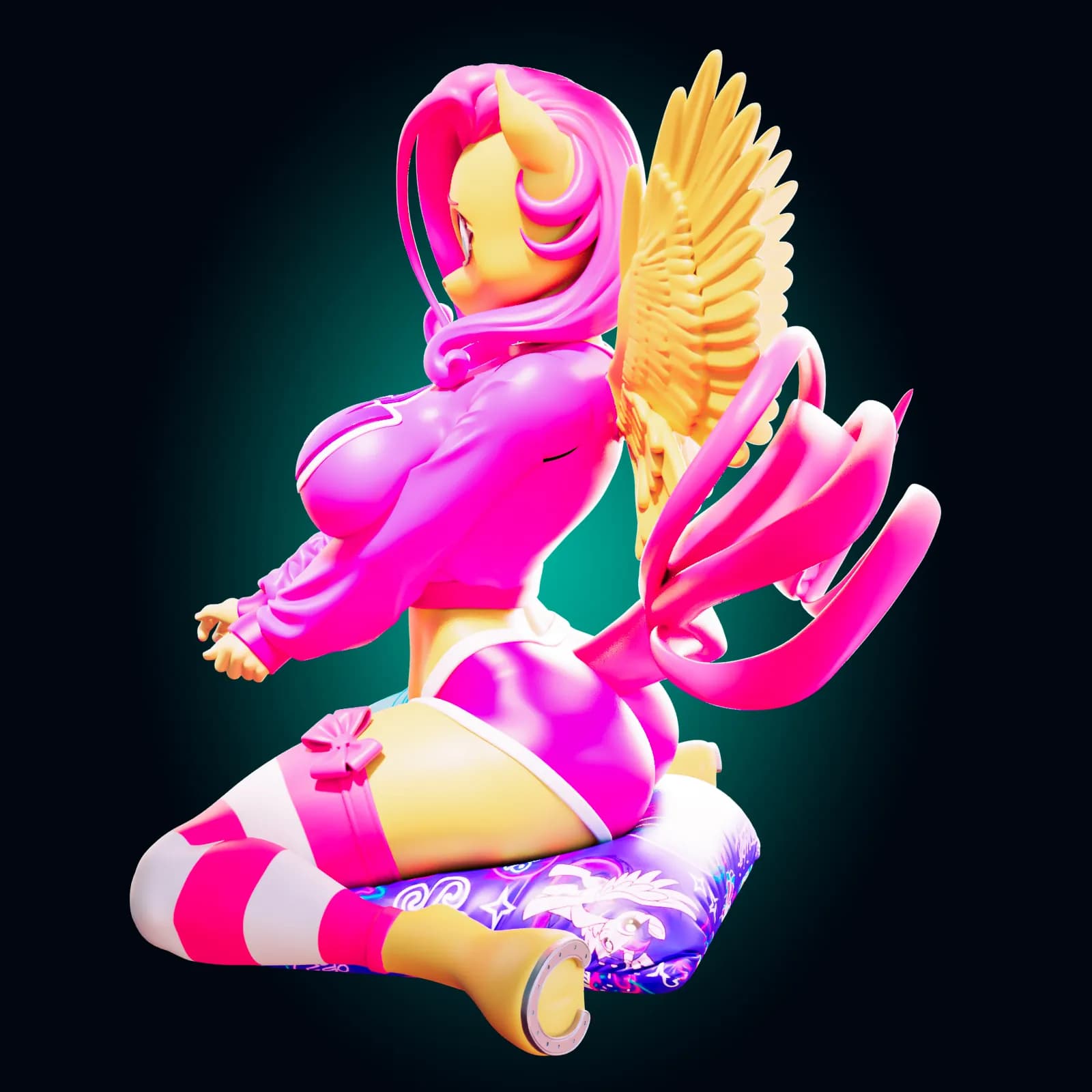 STL - Figura de abeja waifu
