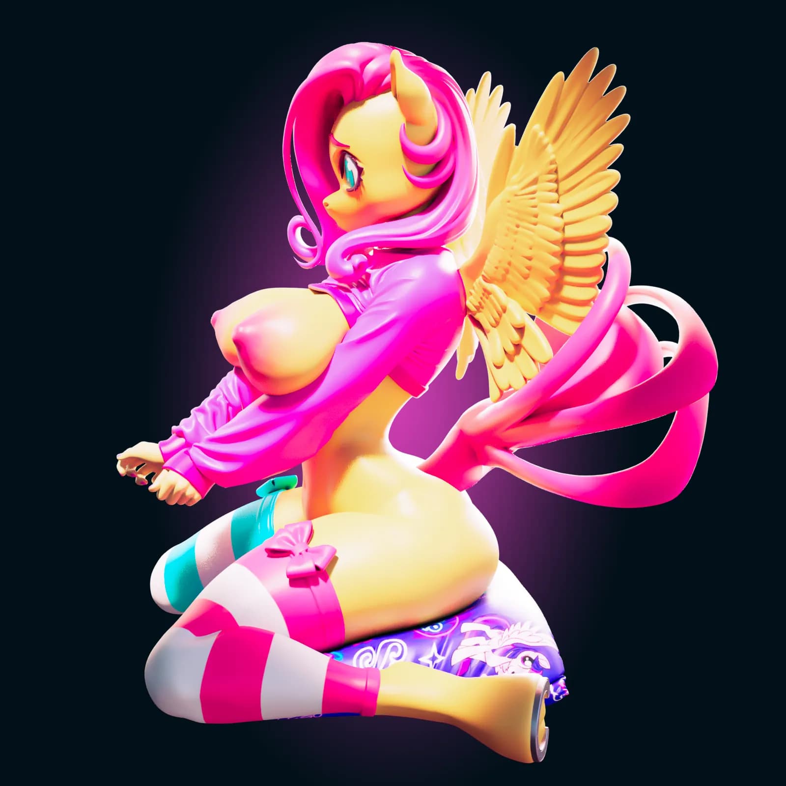 STL - Figura de abeja waifu