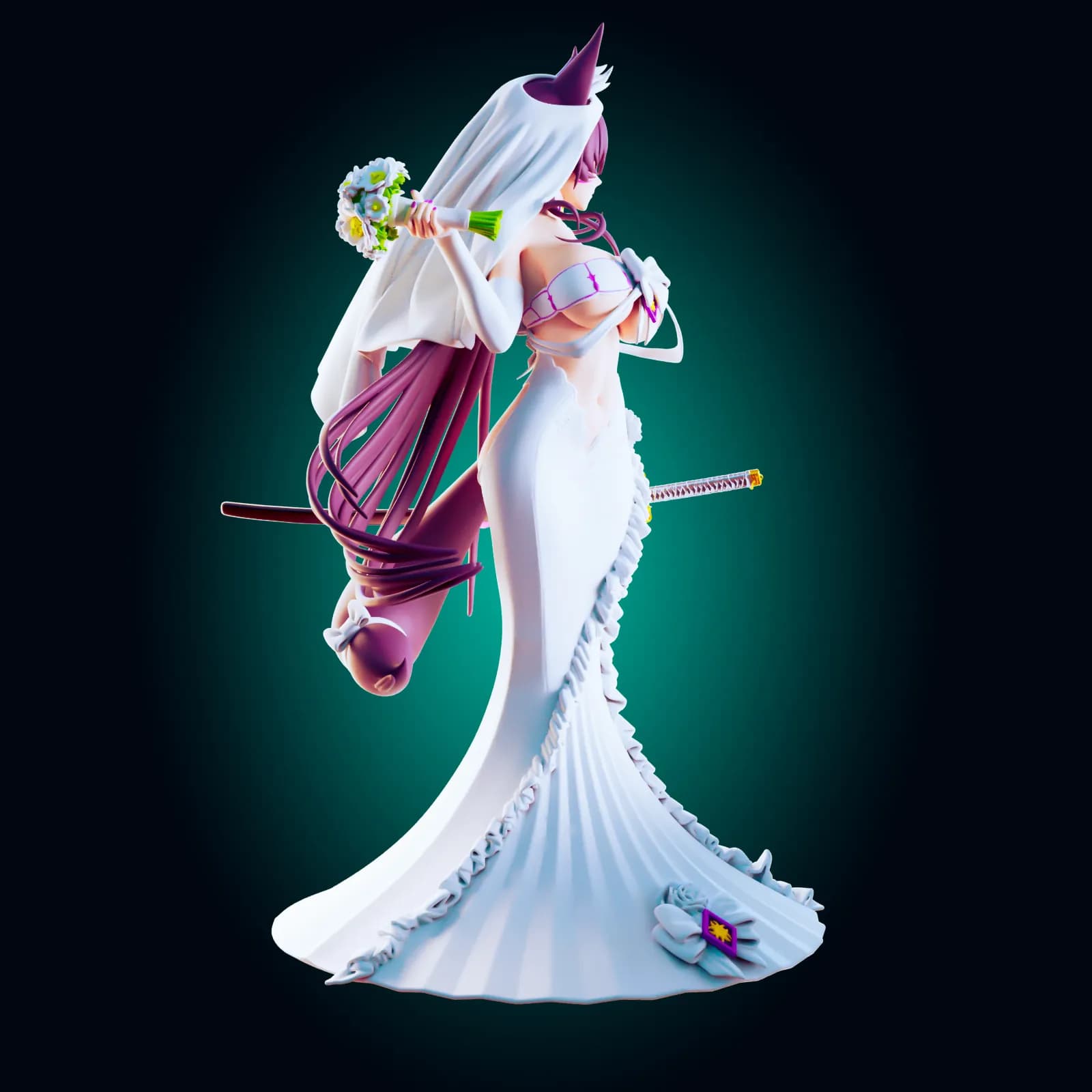 STL - Figura de abeja waifu
