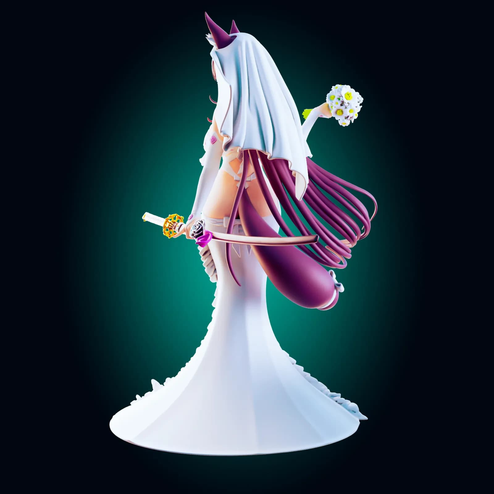 STL - Figura de abeja waifu