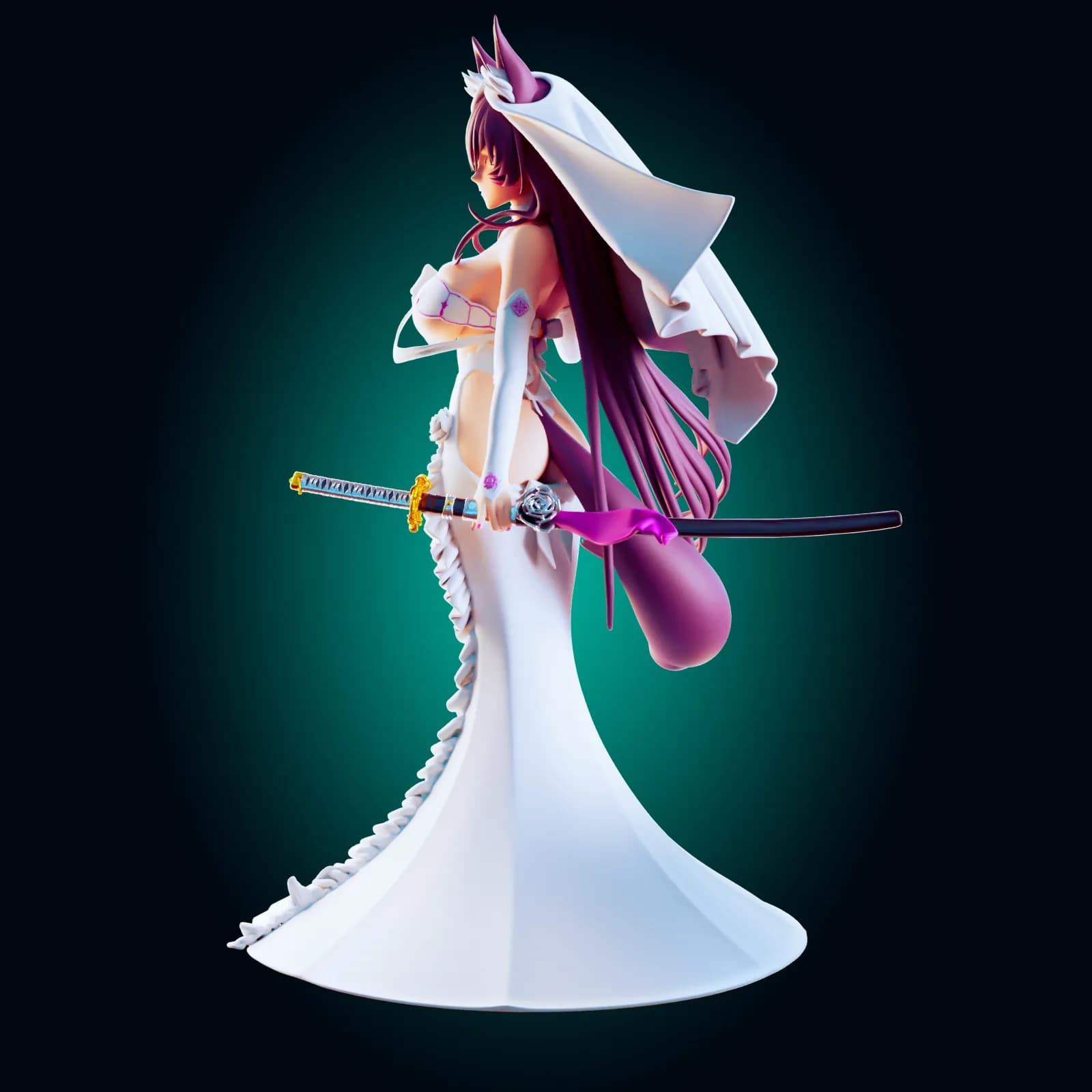 STL - Figura de abeja waifu