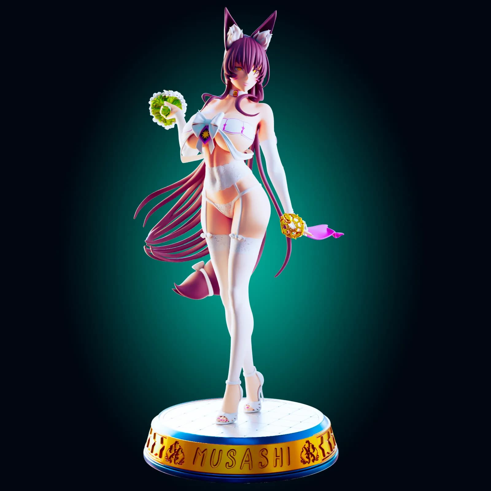 STL - Figura de abeja waifu