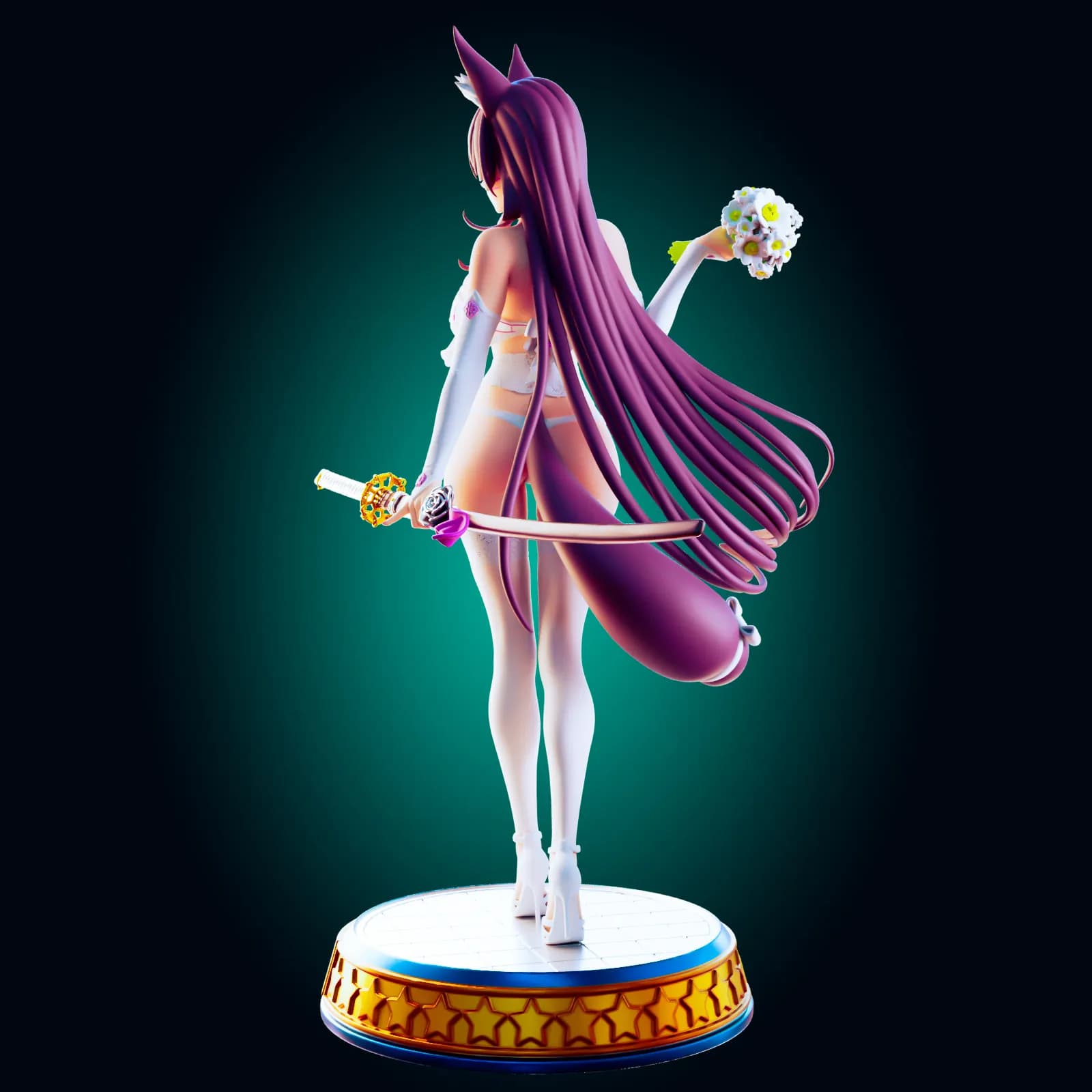 STL - Figura de abeja waifu