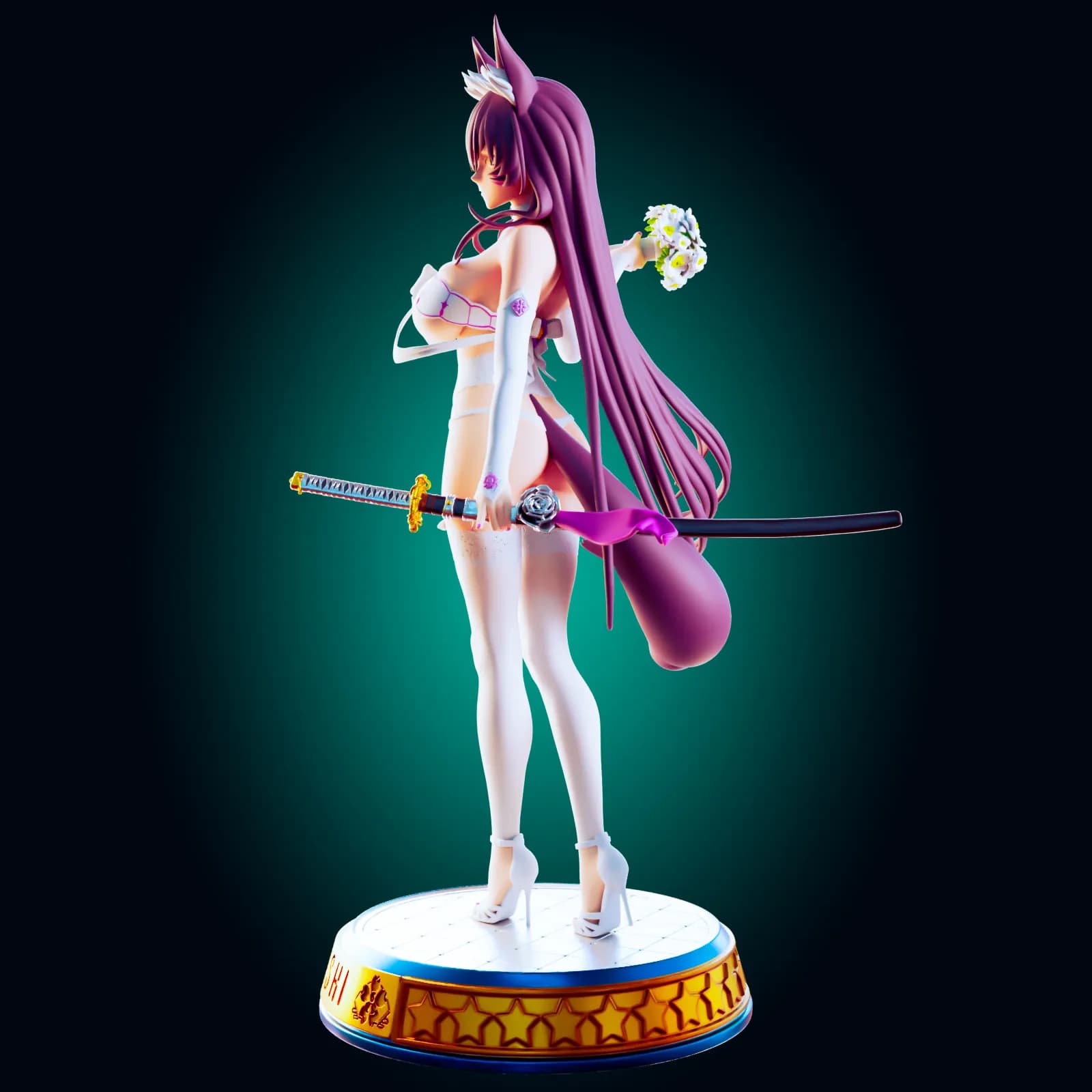 STL - Figura de abeja waifu