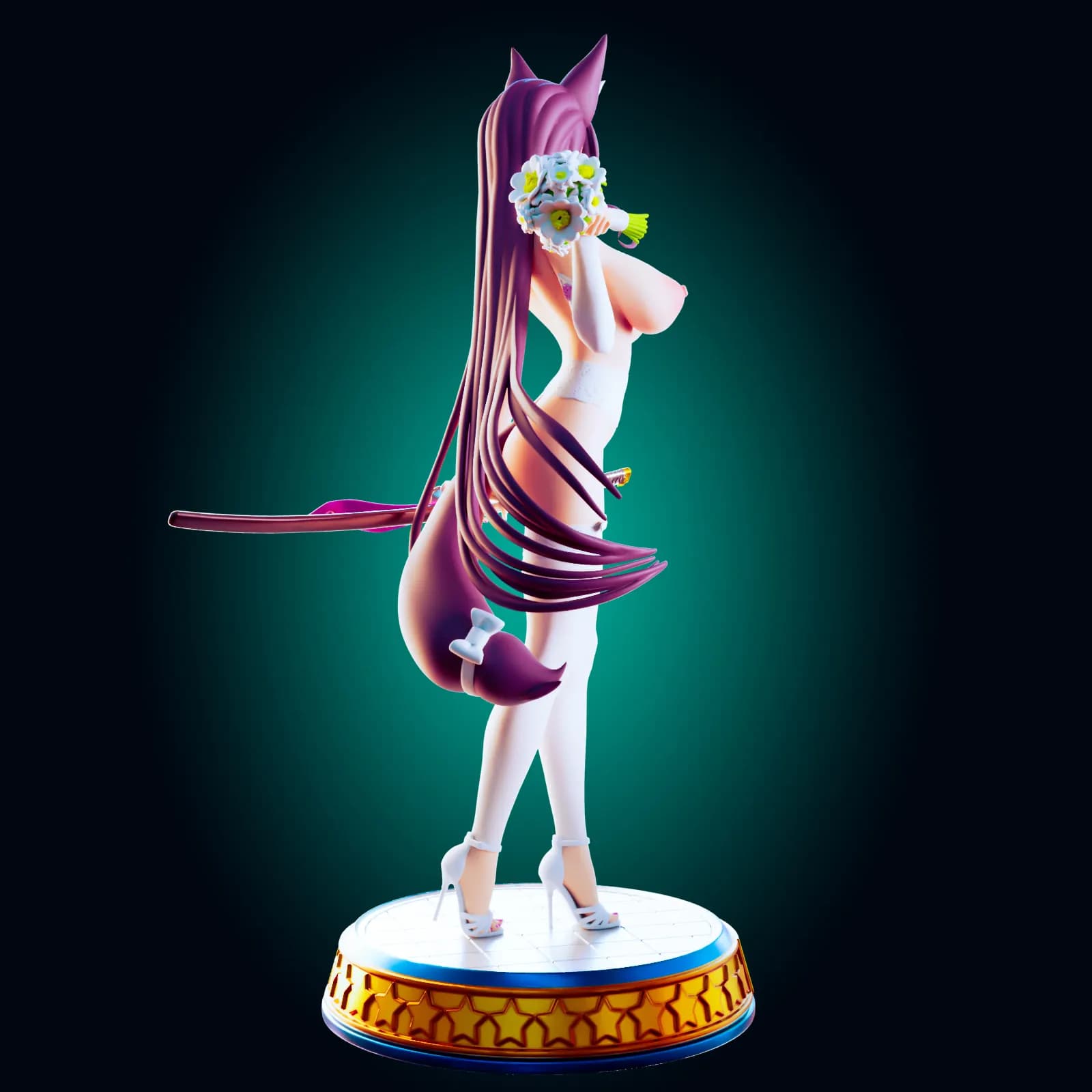 STL - Figura de abeja waifu