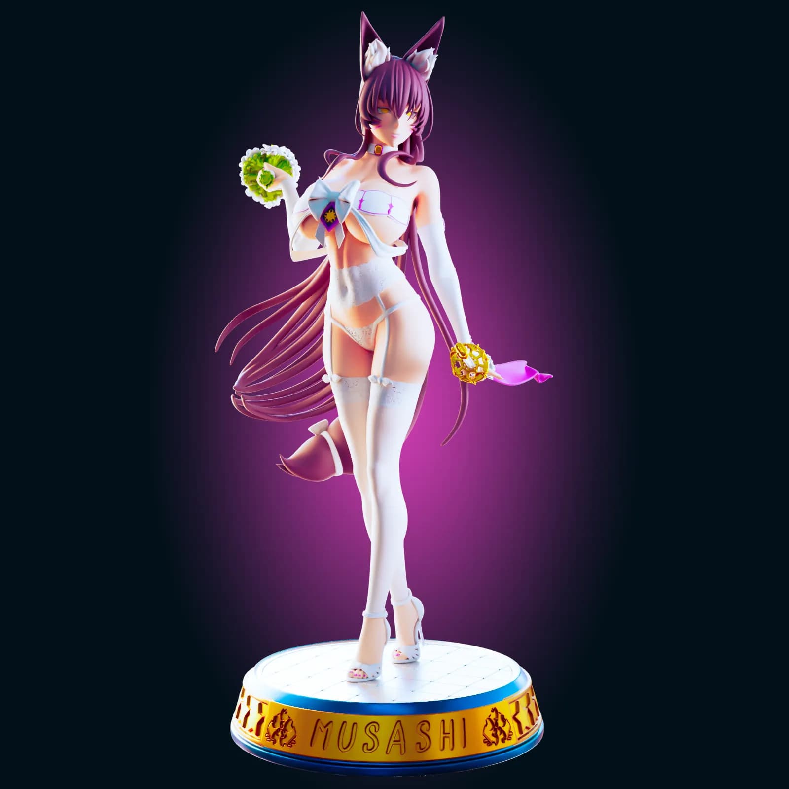 STL - Figura de abeja waifu