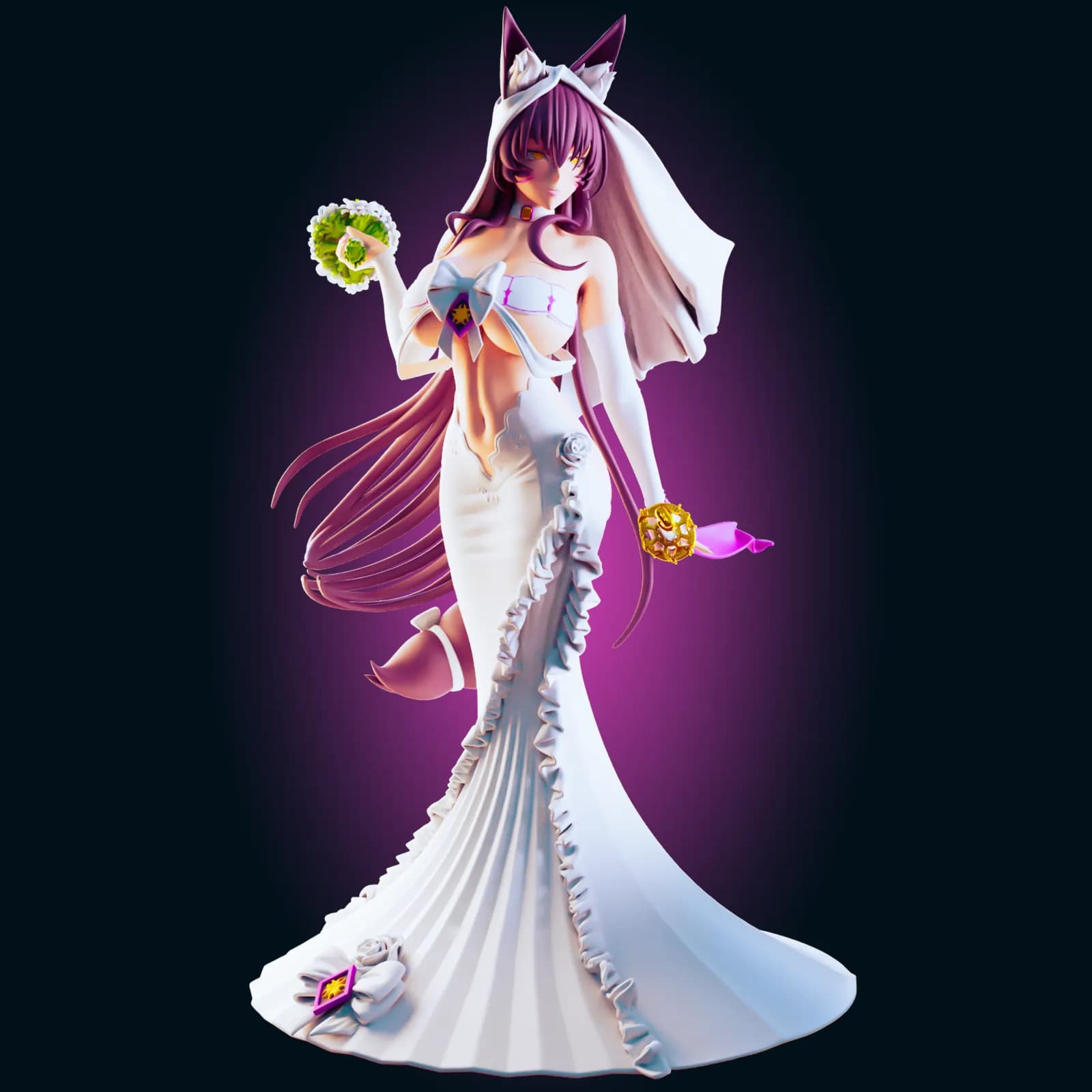 STL - Figura de abeja waifu