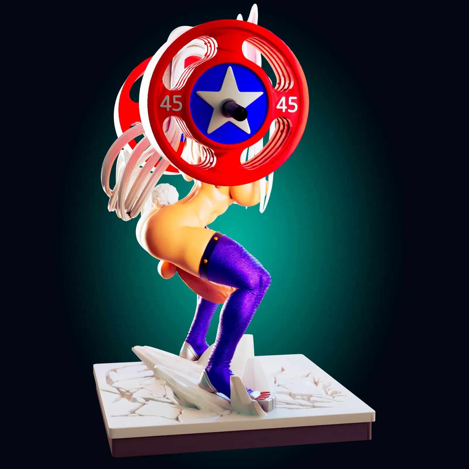 STL - Figura de abeja waifu