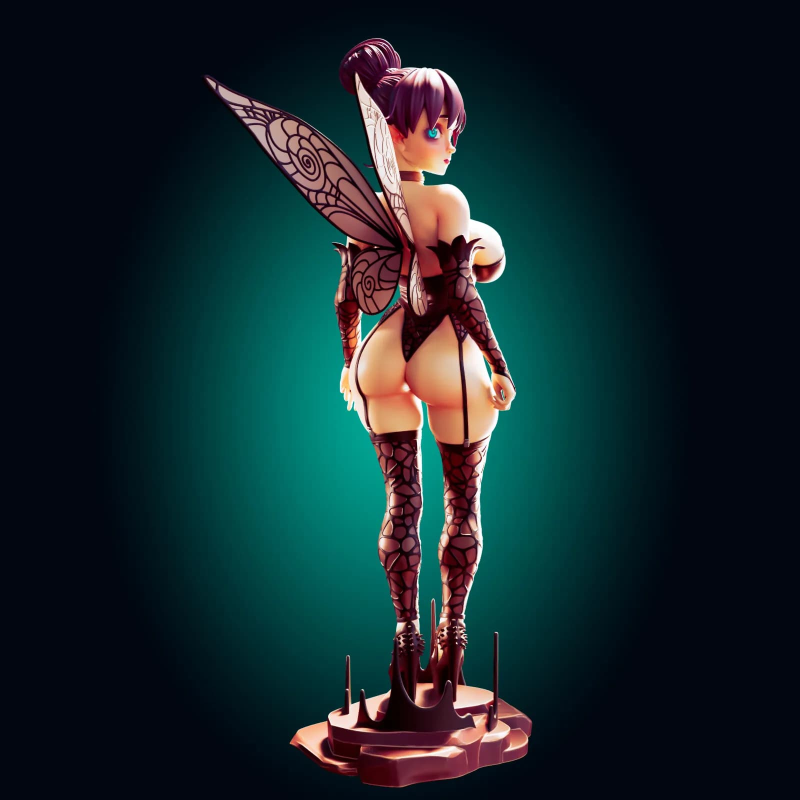 STL - Figura de abeja waifu