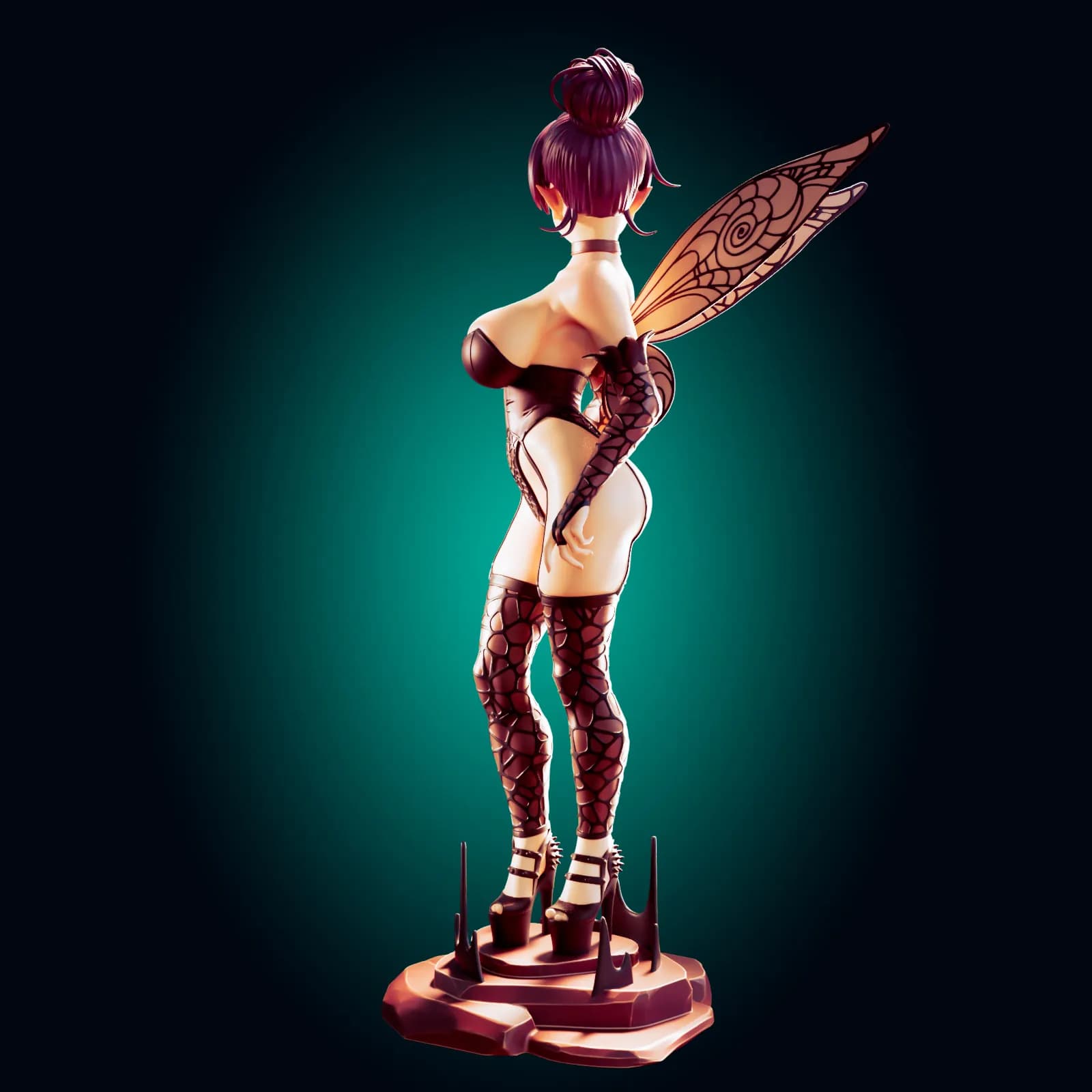 STL - Figura de abeja waifu