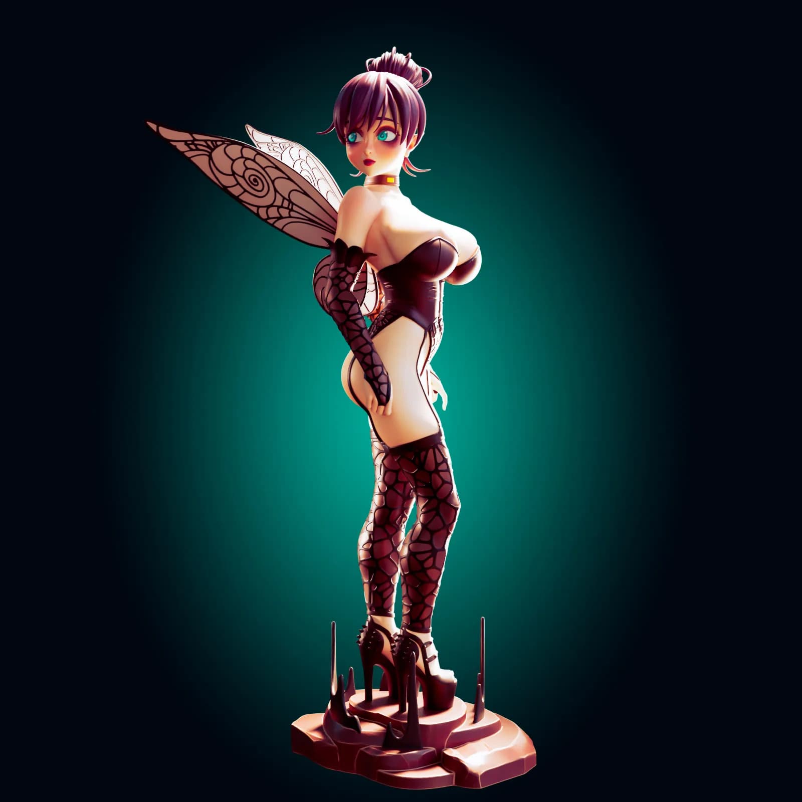 STL - Figura de abeja waifu