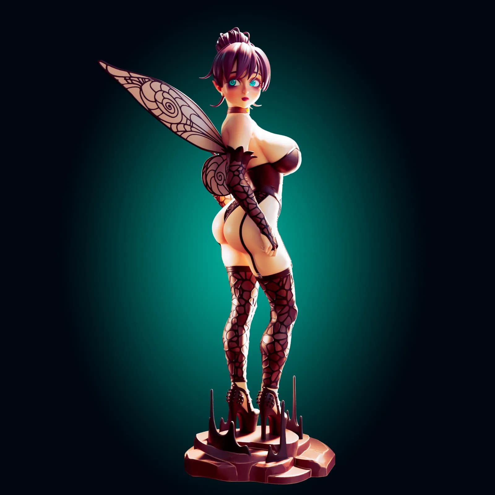 STL - Figura de abeja waifu
